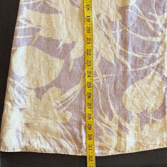 Finnkarelia Floral Patterned Flax Linen Mini Dress/ Tunic size Small - Picture 10 of 10